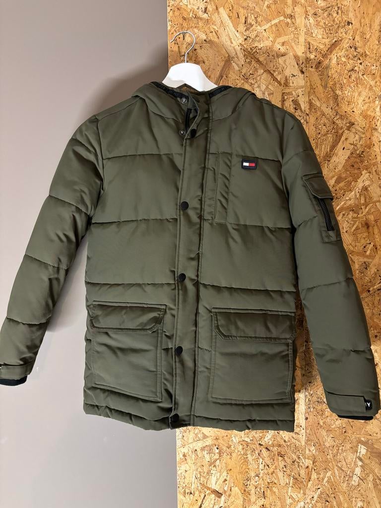 Tommy Hilfiger winterjas, Ophalen of Verzenden, Zo goed als nieuw, Maat 34 (XS) of kleiner, Groen