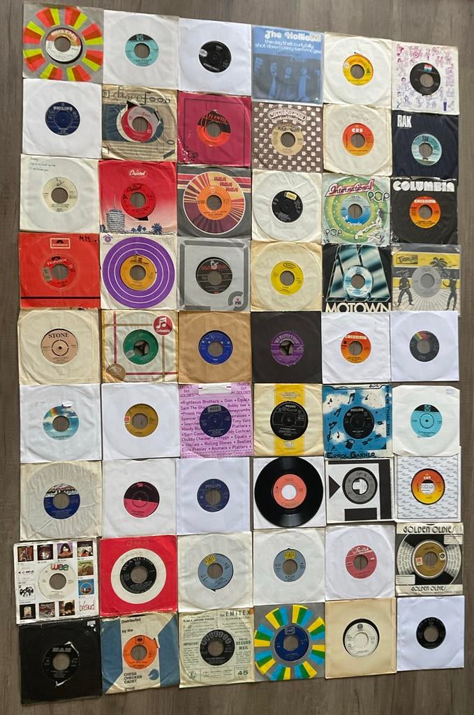 Mooie partij vinyl singles zonder fotohoes, div Bands (54st), Cd's en Dvd's, Vinyl Singles, Ophalen of Verzenden, Gebruikt, 7 inch