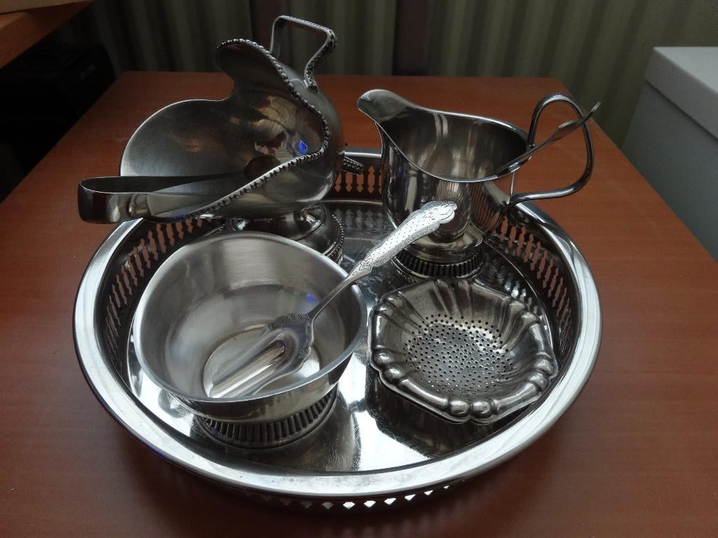 Zilver servies, Antiek en Kunst, Antiek | Goud en Zilver, Ophalen of Verzenden, Zilver