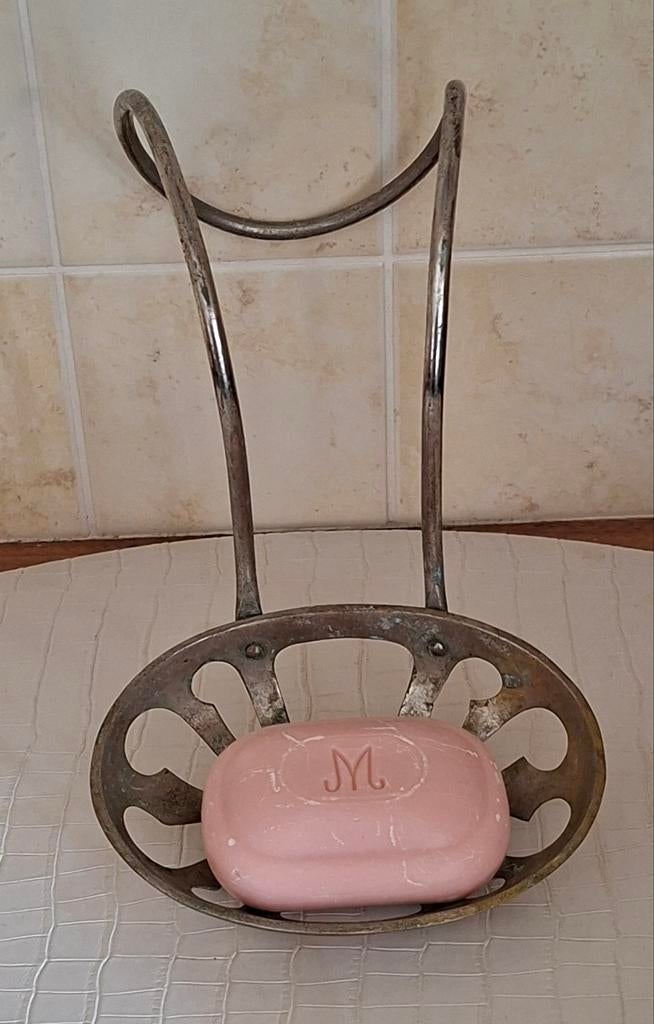 Zeepbakje voor badrand vintage, Ophalen of Verzenden