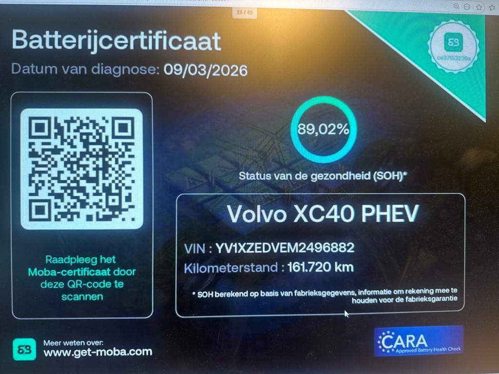 Volvo XC40 Recharge P8 AWD R-Design ALCANTARA CAMERA, Adaptive Cruise Control, Gebruikt, Zwart, Alcantara