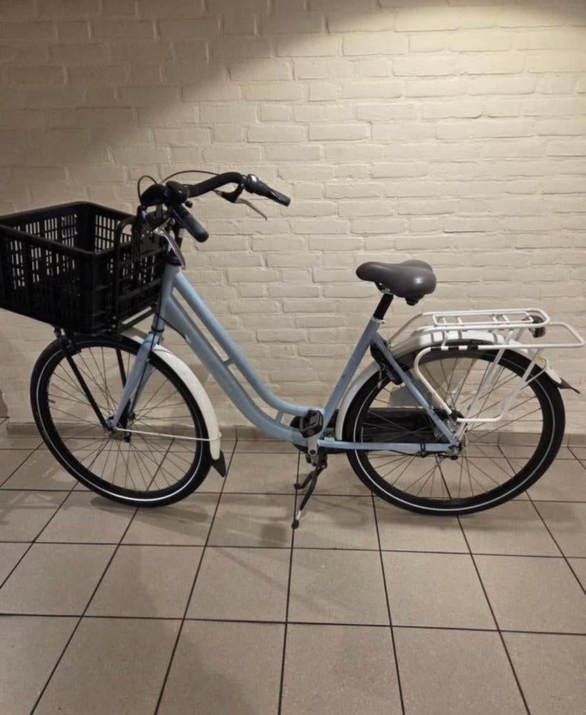Cortina Dames/Moeder/Transport fiets 28 inch met krat, Mandje, Gebruikt, 0 zitjes, 50 tot 53 cm