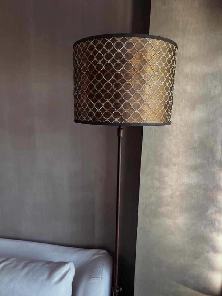 Vloerlamp Tierlantijn / Frezoli messing, Ophalen, Zo goed als nieuw