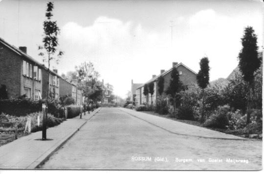 ROSSUM Burgemeester van Goelst Meijerweg autovrij, Verzenden, 1960 tot 1980, Ongelopen, Noord-Brabant