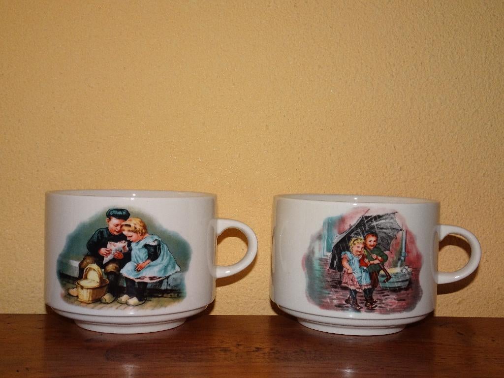 2 Ot en Sien soepkoppen van Villeroy & Boch voor Royc, Nieuw, Ophalen of Verzenden, Overige stijlen, Kop(pen) en/of Schotel(s)