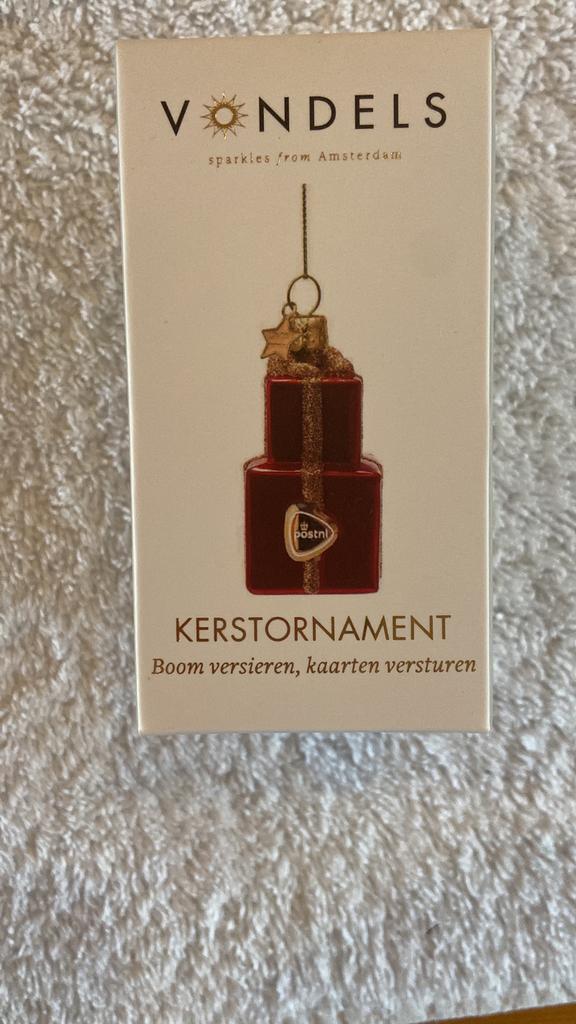 Kadootje van post Vondels kerstornament, Diversen, Kerst, Ophalen of Verzenden, Nieuw