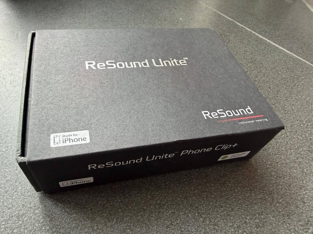 Resound Unite Phone clip+, Ophalen of Verzenden, Nieuw, Overige typen, Apple iPhone