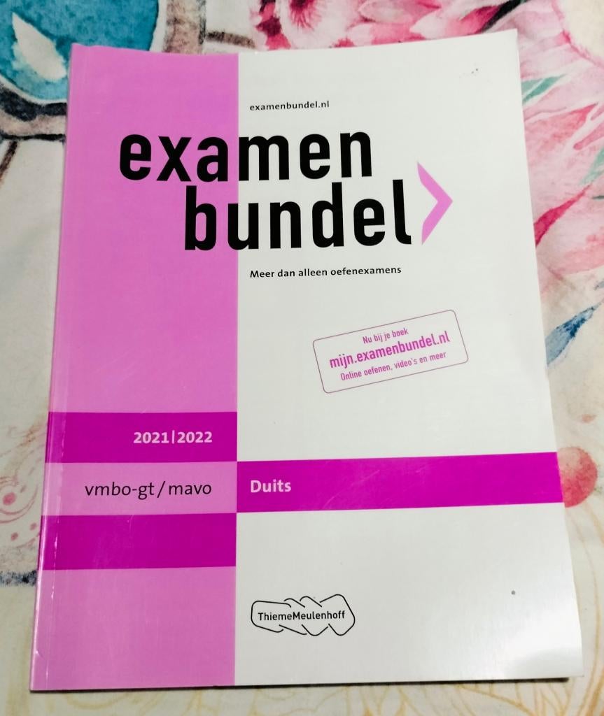 Examenbundel Duits VMBO TL, Ophalen of Verzenden, Zo goed als nieuw, VMBO, Duits