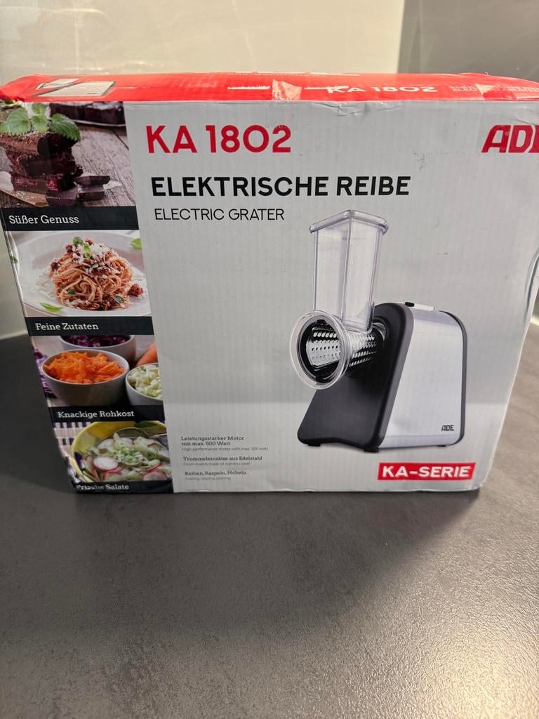 ADE KA 1802 Elektrische Rasp - Nieuw in doos, Ophalen, Nieuw, Vaatwasserbestendig, Minder dan 1 liter