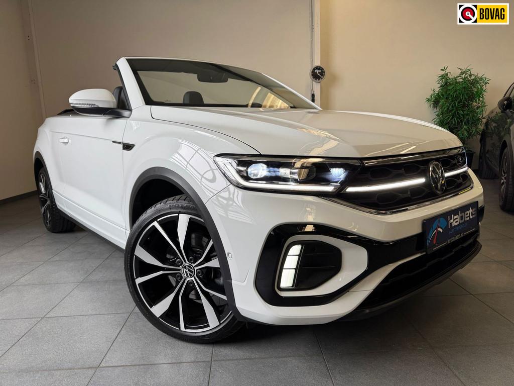 Volkswagen T-Roc Cabrio 1.5 TSI R-Line /IQ.light/stoel-stuur, Auto's, 4 cilinders, Leder en Stof, Origineel Nederlands, Bedrijf
