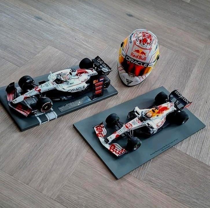 Max Verstappen Modelauto's 1:18🇯🇵 en Helm 1:2 JAPAN 🇯🇵, Hobby en Vrije tijd, Modelbouw | Auto's en Voertuigen, Overige merken