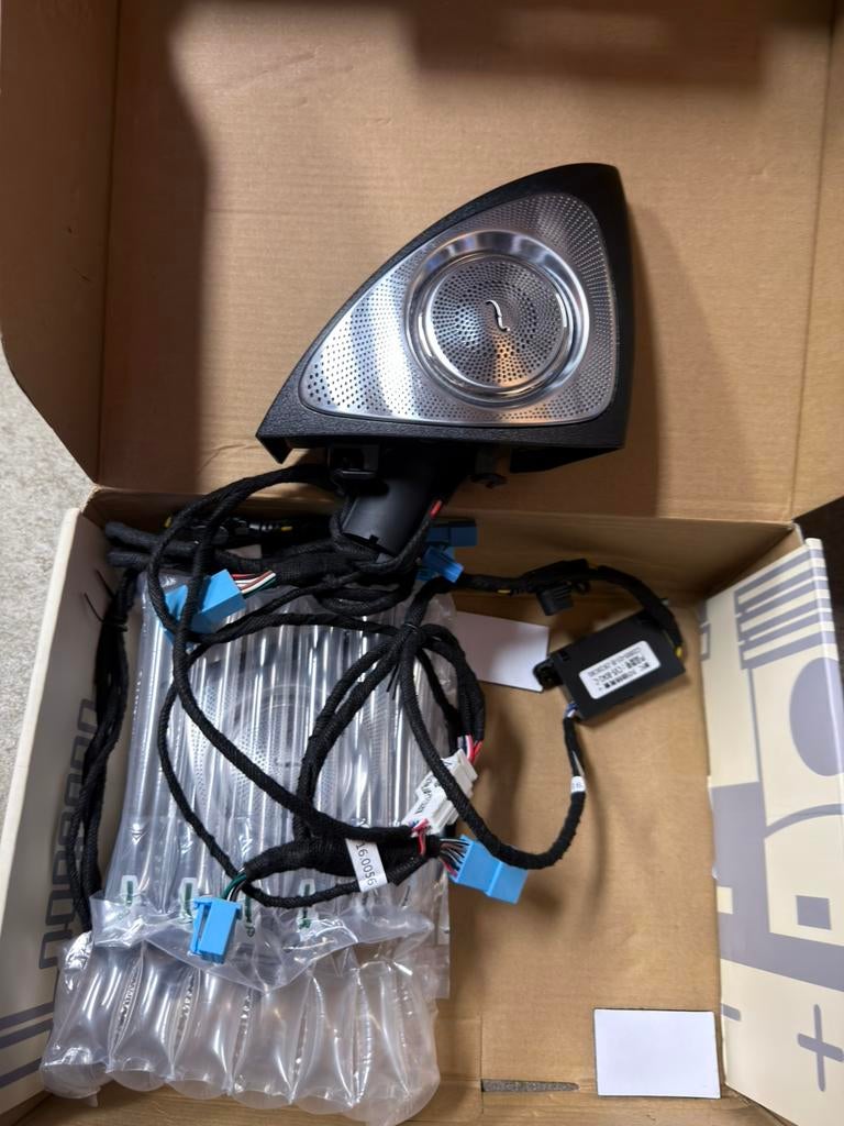 Mercedes c sfeerverlichting w205 3d tweeters 3 kleuren, Ophalen of Verzenden, Nieuw, Mercedes-Benz