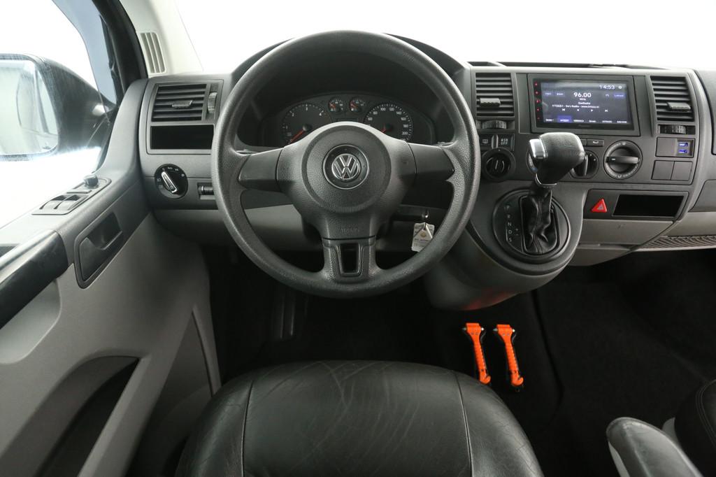 Volkswagen Transporter 2.5 TDI L2H1 175PK | Dubbele Cabine |, Gebruikt, Volkswagen, Zwart, Bedrijf