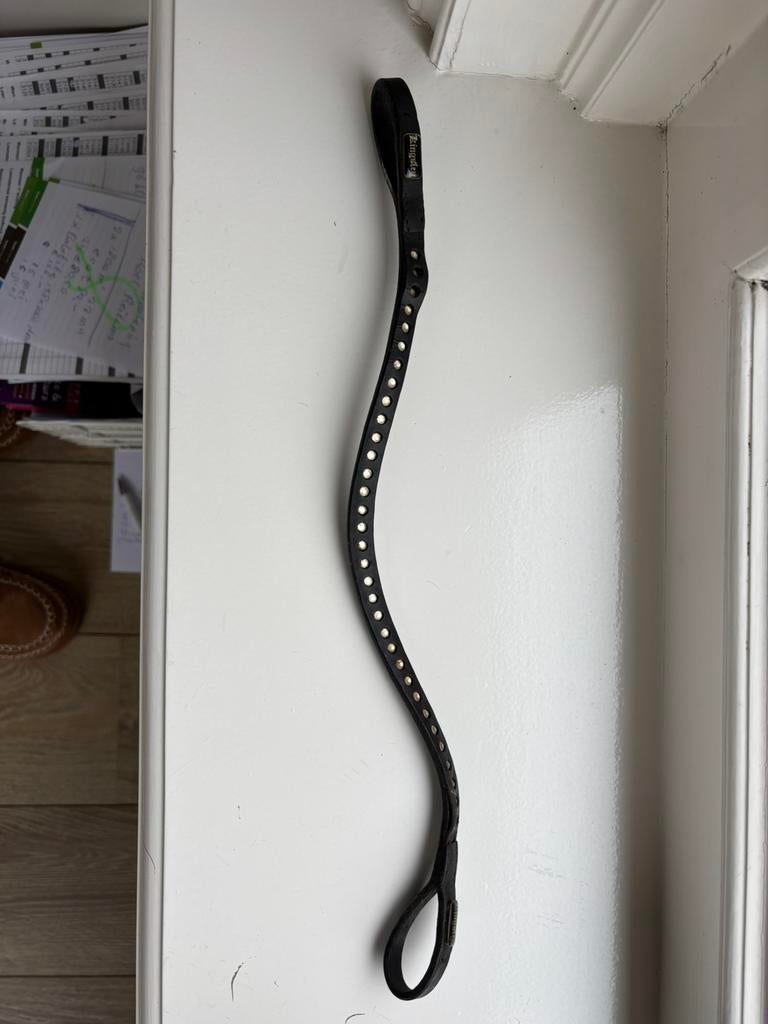 Kingsley frontriem full zwart, Ophalen of Verzenden, Zo goed als nieuw, Dressuur