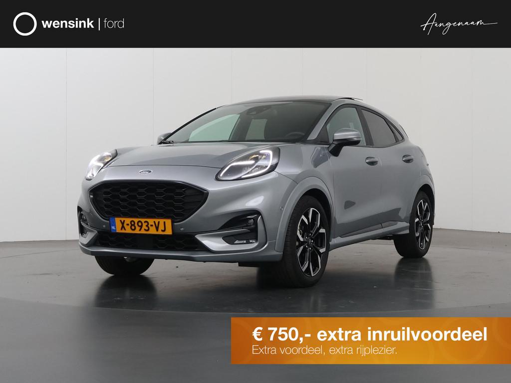 Ford Puma 1.0 EcoBoost Hybrid ST-Line X | Panoramadak | Wint, Auto's, Voorwielaandrijving, 125 pk, Origineel Nederlands, Bedrijf