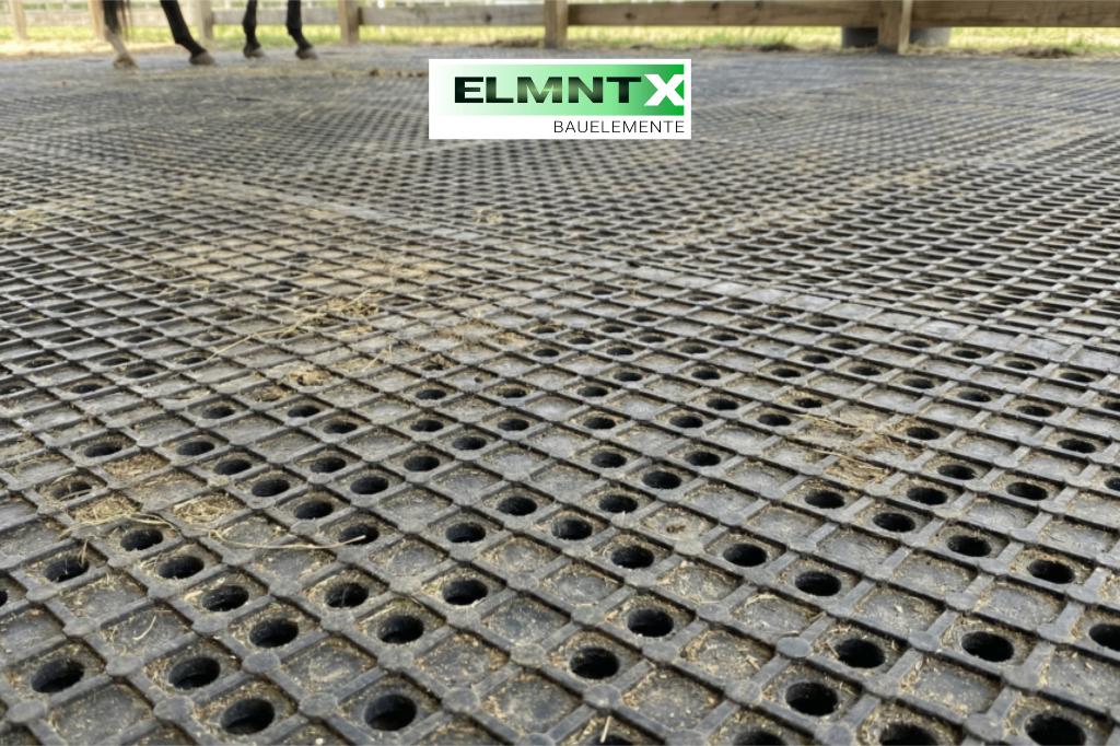 Drainage stalmatten 125 x 80 cm – scheidingslaag-systeem, Toebehoren, 4 paarden of pony's of meer