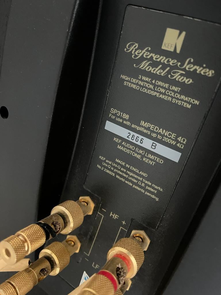 KEF Reference Series Model Two, Audio, Tv en Foto, Luidsprekers, Gebruikt, 120 watt of meer, Front, Rear of Stereo speakers, Ophalen