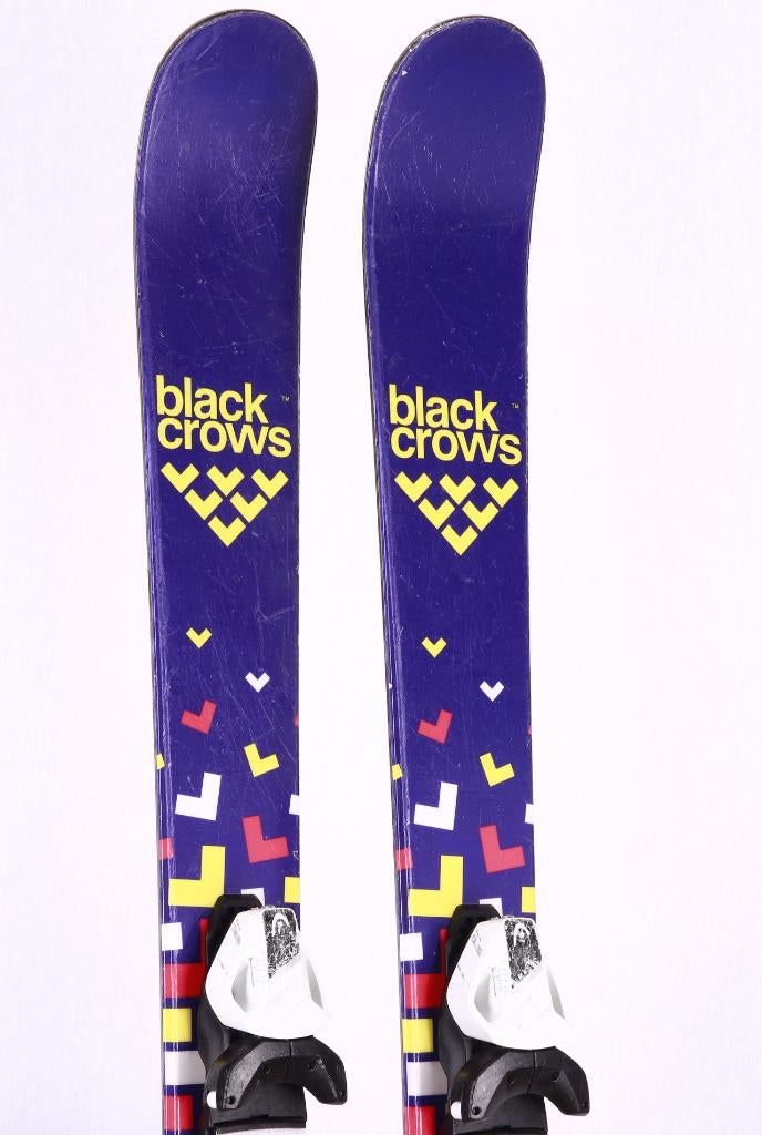 130.5 kinder ski's BLACK CROWS JUNIUS, FREESTYLE, TWINTIP, Overige merken, Gebruikt, 100 tot 140 cm, Ophalen of Verzenden