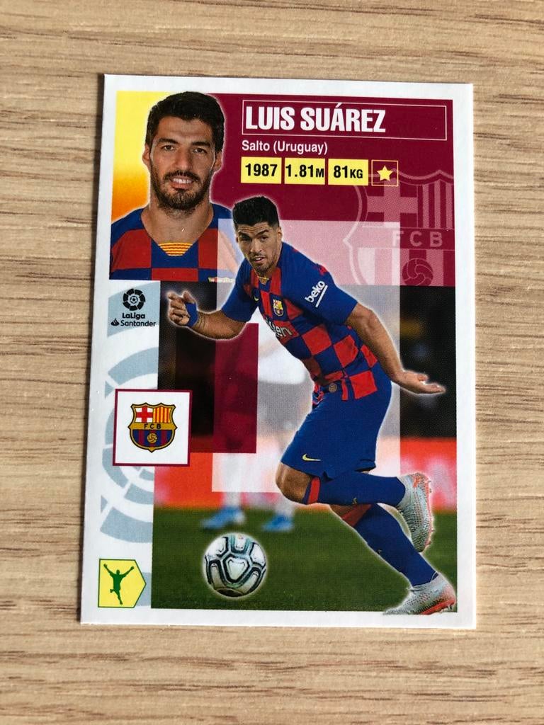 Panini voetbalplaatjes Luis Suárez deel 1, Ophalen of Verzenden, Zo goed als nieuw, Buitenlandse clubs, Spelerskaart