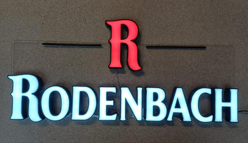 Rodenbach Classic Led Lichtreclame / Lichtbak, Ophalen, Gebruikt, Overige typen, Bavaria