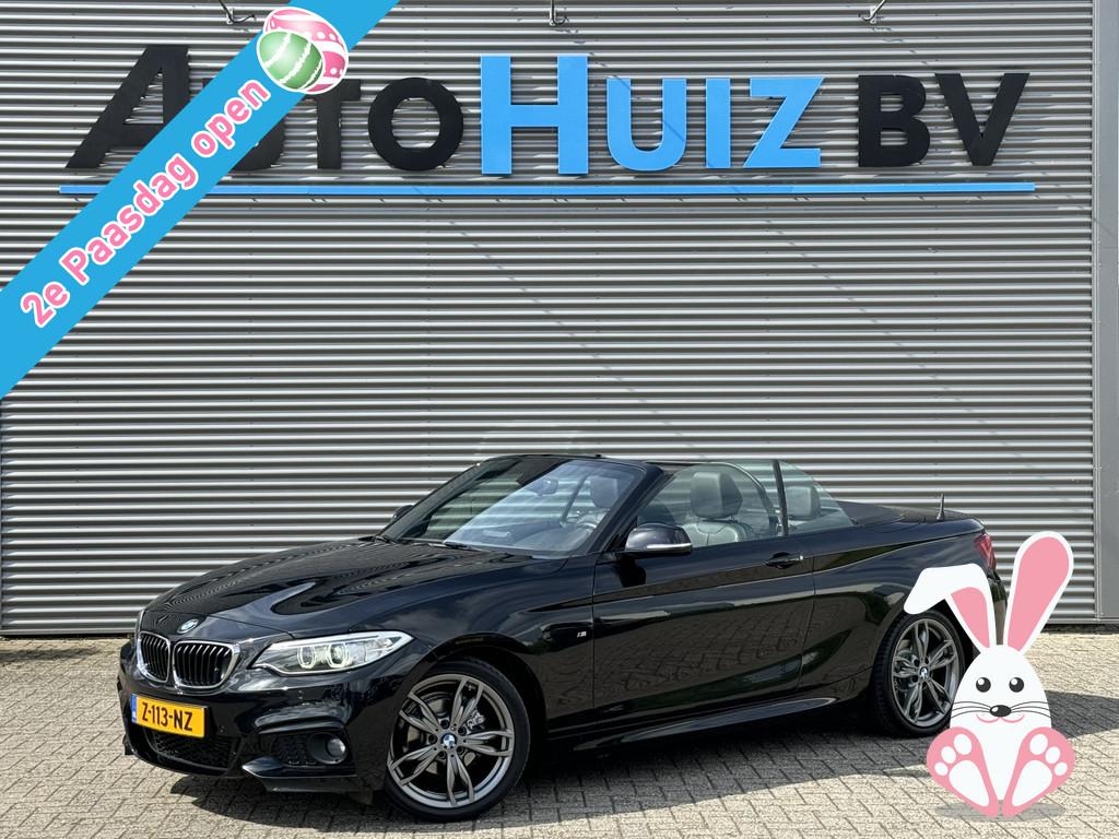 BMW 2 Serie Cabrio 218i High Executive M Sport 18 inch Xenon, Keurmerk '100% Onderhouden', 745 kg, Gebruikt, 4 stoelen