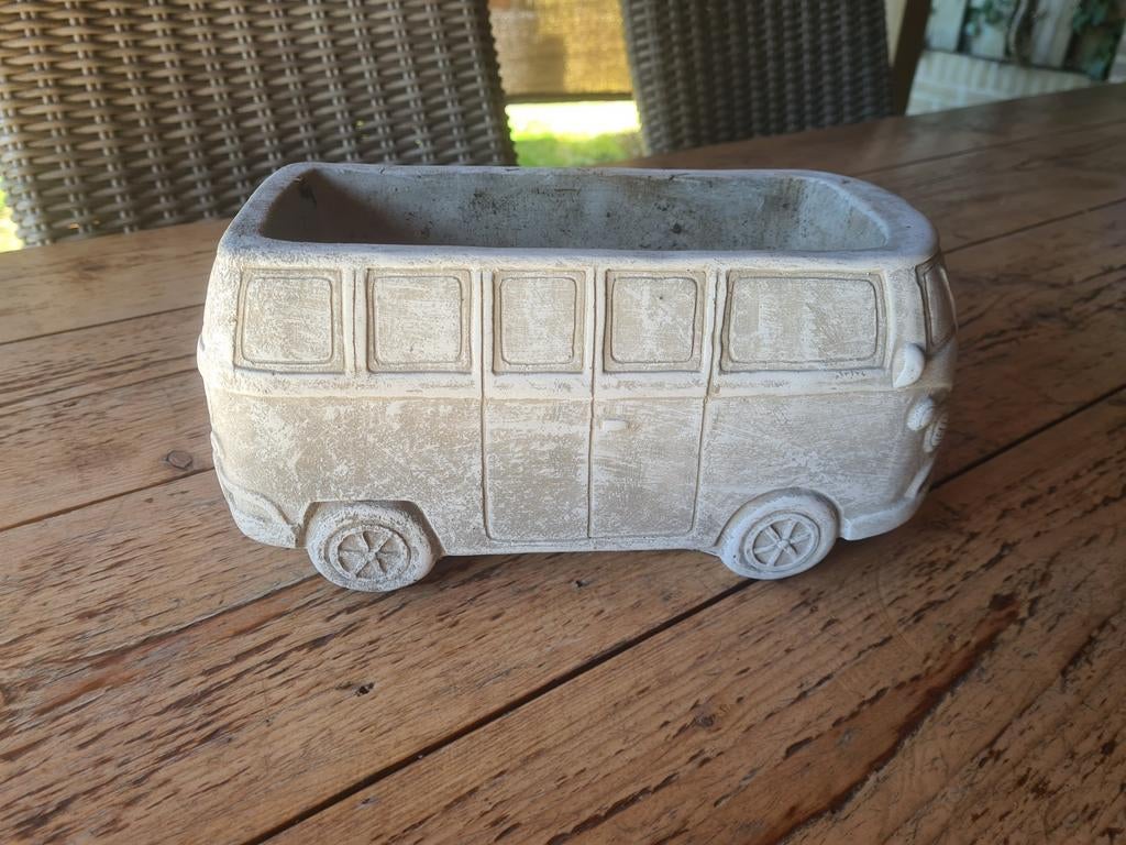 Volkswagen busje plantenbak, Ophalen, Steen, Zo goed als nieuw, Overige vormen