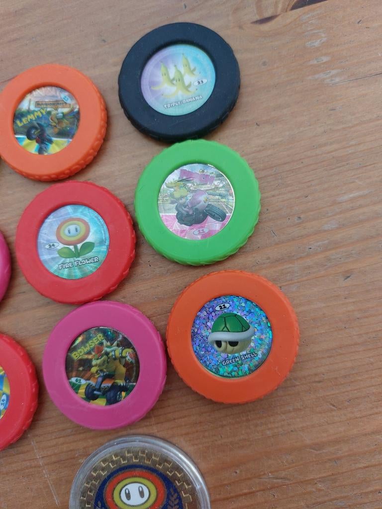 Mario coins met speciale vuurbloem, Verzamelen, Supermarktacties, Ophalen of Verzenden