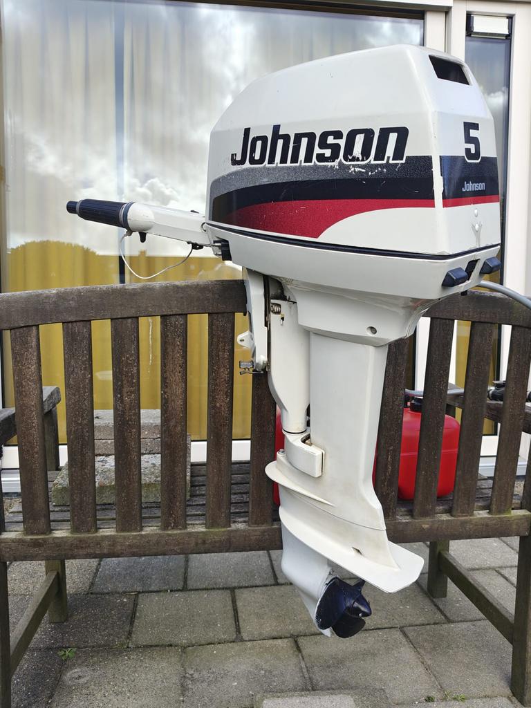 Johnson 5pk 2-takt 2-cilinder, Watersport en Boten, Ophalen, Gebruikt