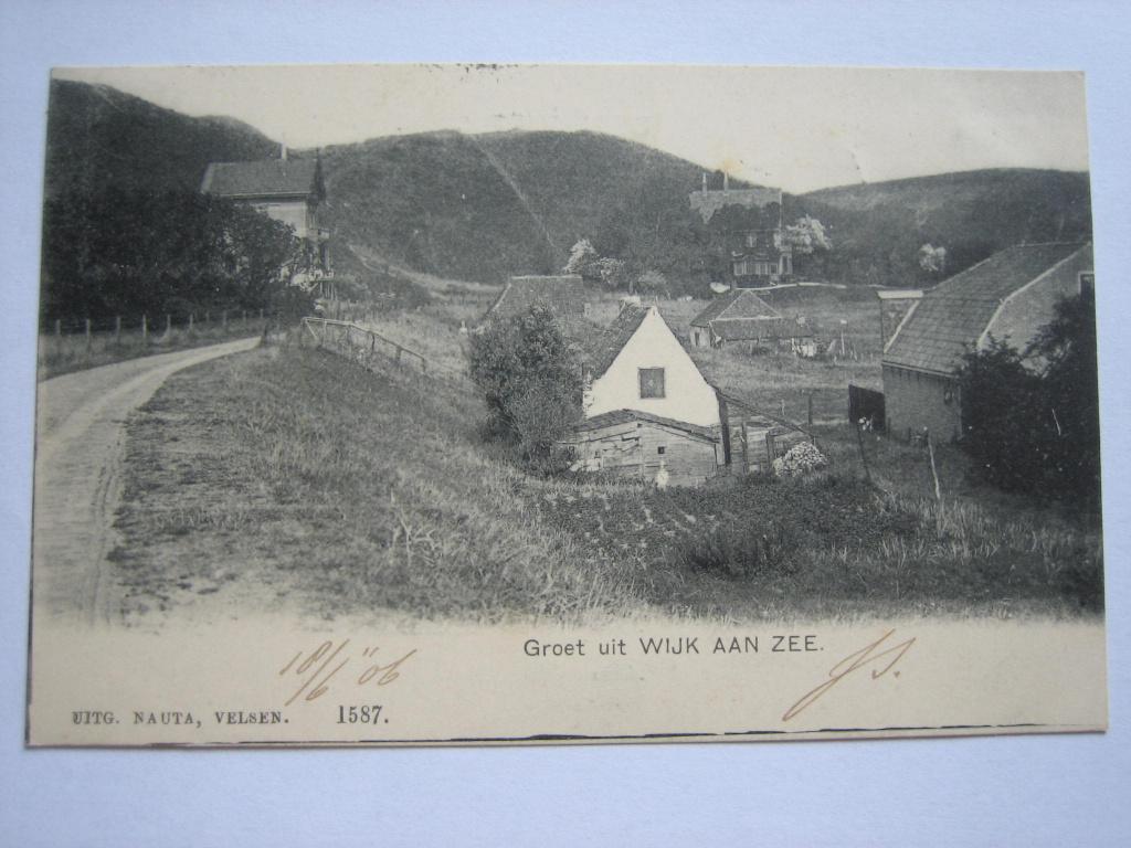 WIJK AAN ZEE 1906     GROET UIT WIJK AAN ZEE, Verzenden, Voor 1920, Gelopen, Noord-Holland