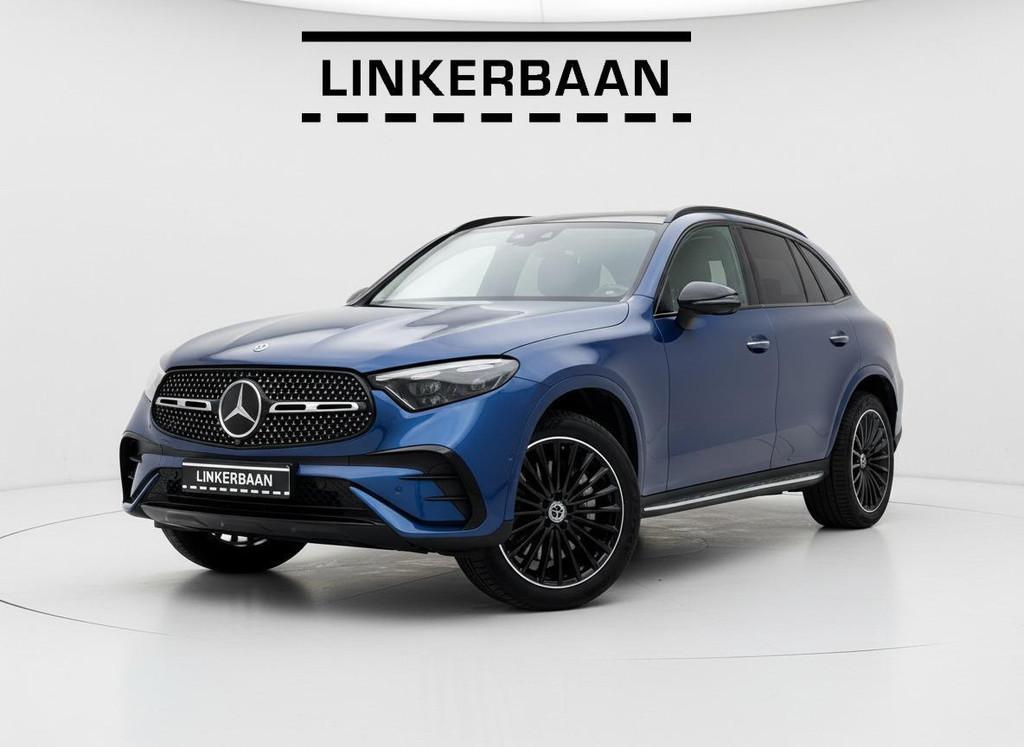 Mercedes GLC-klasse 400e 4MATIC AMG Line | Panodak | Burmest, Automaat, Gebruikt, Blauw, Adaptive Cruise Control
