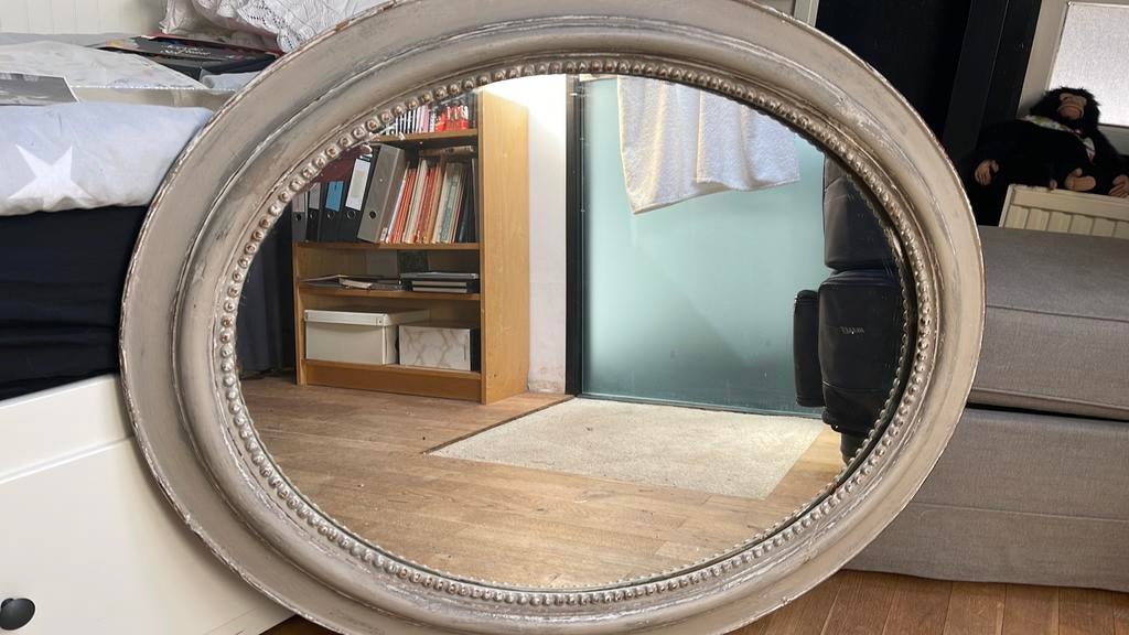 Spiegel, Ophalen of Verzenden, Zo goed als nieuw, Rechthoekig, Minder dan 100 cm