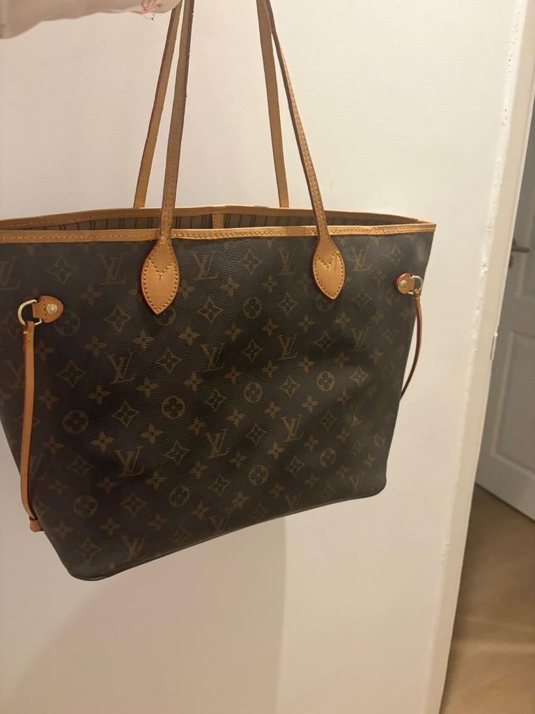 Neverfull MM - Lichte gebruikerssporen, Ophalen of Verzenden, Gebruikt, Bruin, Shopper