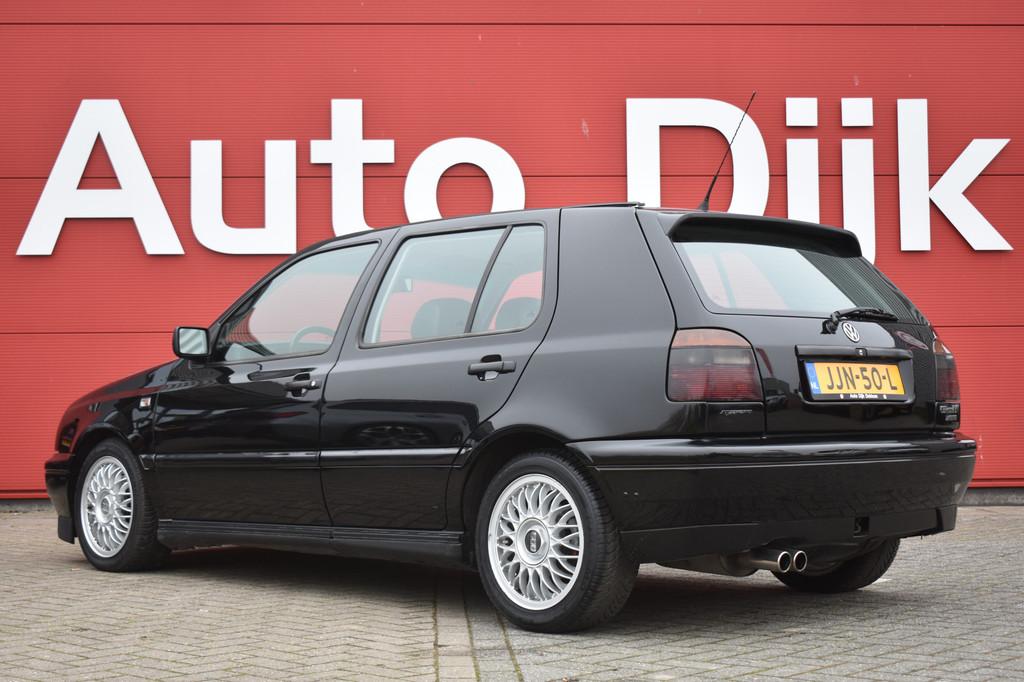 Volkswagen Golf 2.9 VR6 Syncro Leder | Airco | Cruise | Spor, Zwart, 190 pk, Zwart, Leder