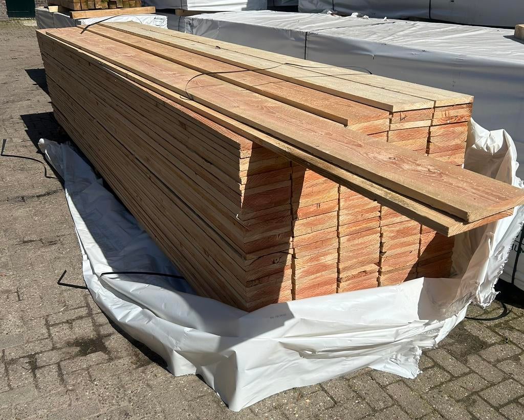 Schutting planken douglas, Ophalen, Zo goed als nieuw, Hout, Minder dan 3 meter