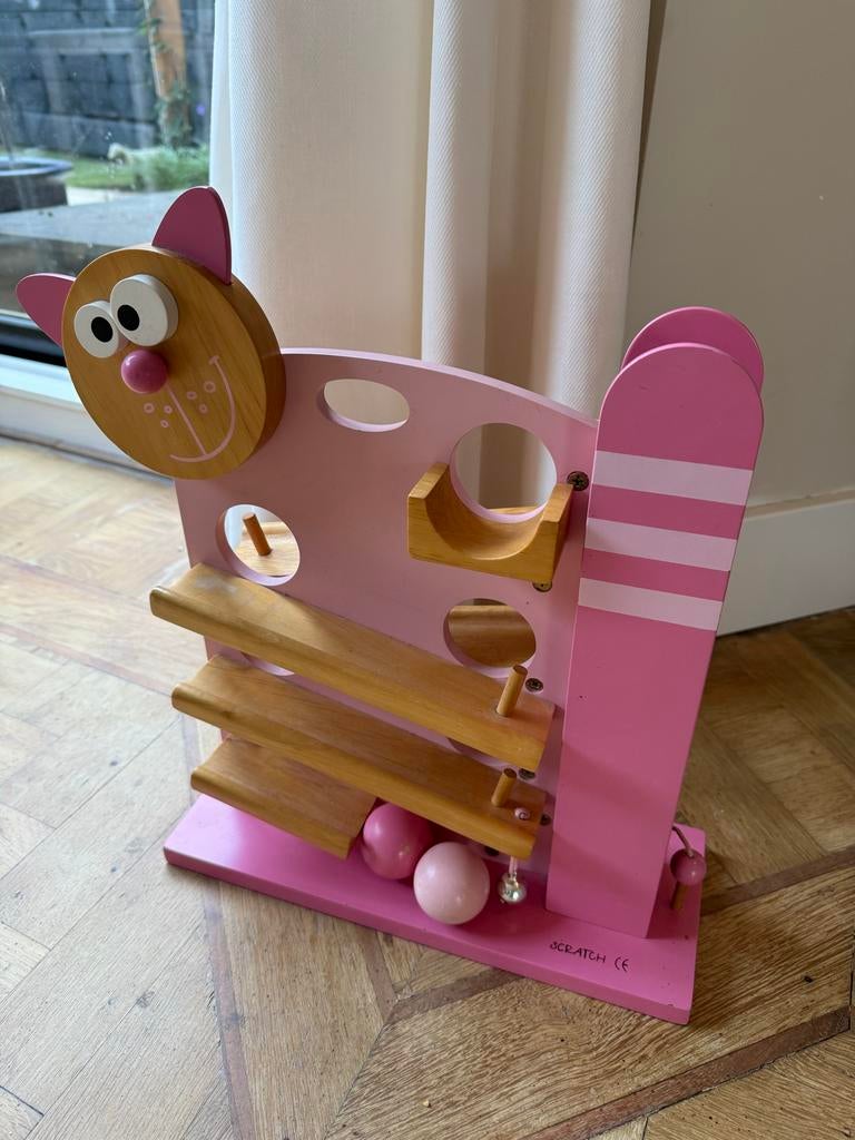 Ballenbaan Scratch - Roze Kat Design, Ophalen, Gebruikt, Overige typen