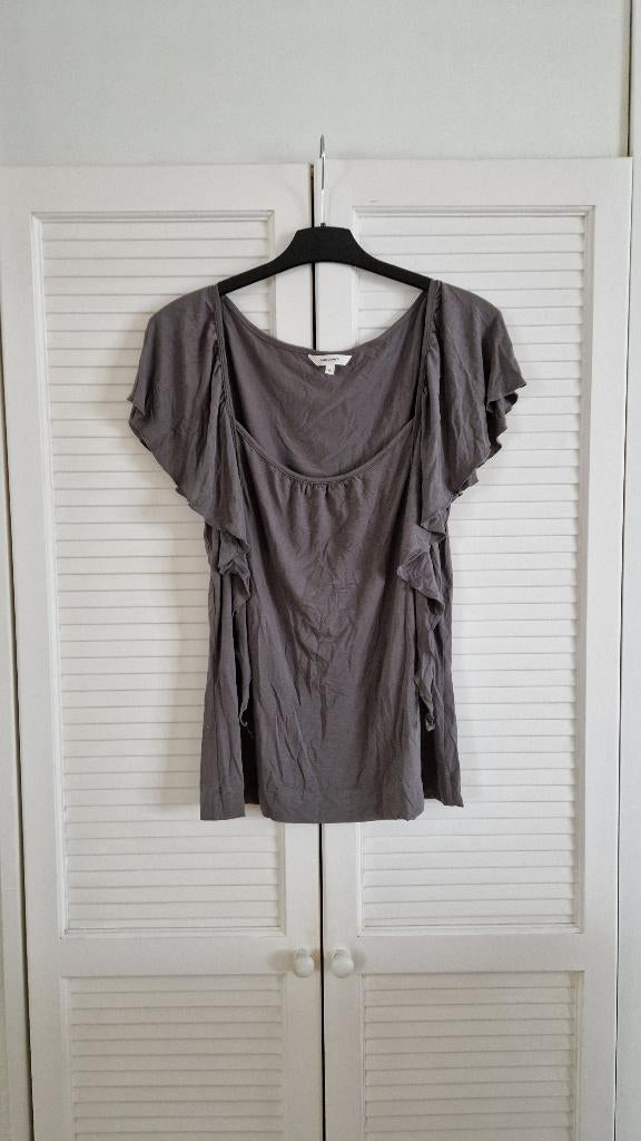 Top Sandwich maat XL.., Kleding | Dames, Tops, Zo goed als nieuw, Maat 46/48 (XL) of groter, Grijs, Korte mouw, Ophalen