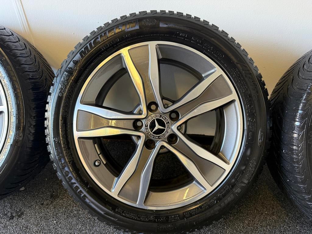 Mercedes C-Klasse Velgen 225/50/17 5x112, Auto-onderdelen, Banden en Velgen, Gebruikt, Banden en Velgen, 17 inch, Personenwagen
