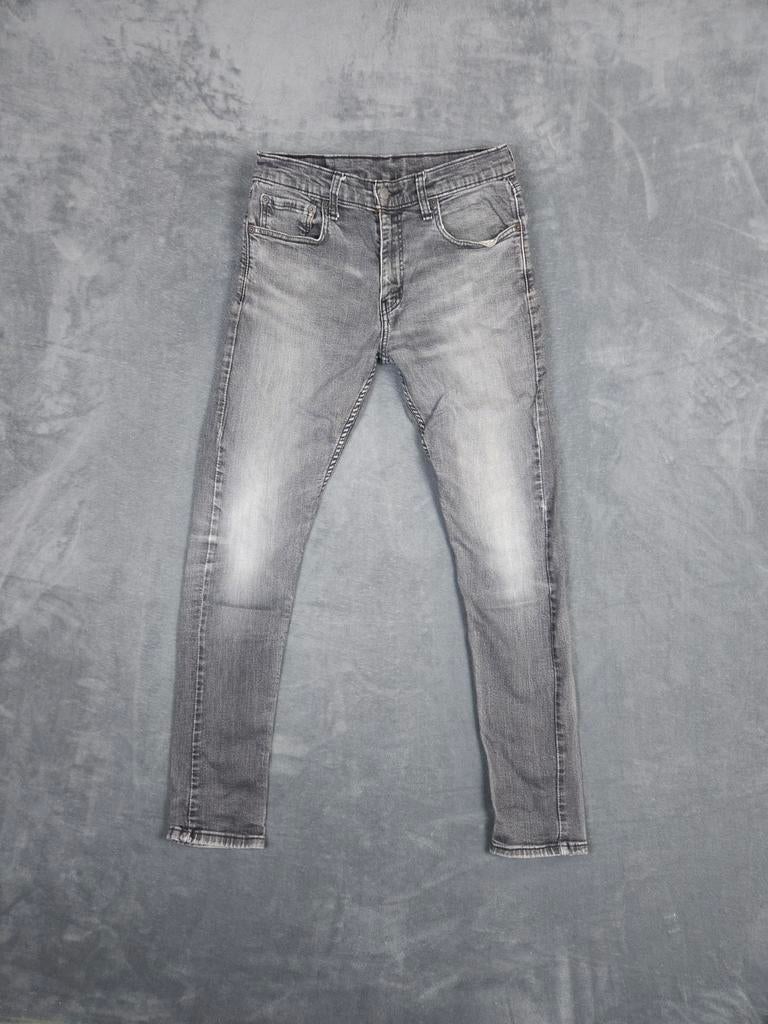 Levis Broek 512 W32 L34 Slim Taper Fit Grijs Jeans, ., W32 (confectie 46) of kleiner, Ophalen of Verzenden, Zo goed als nieuw