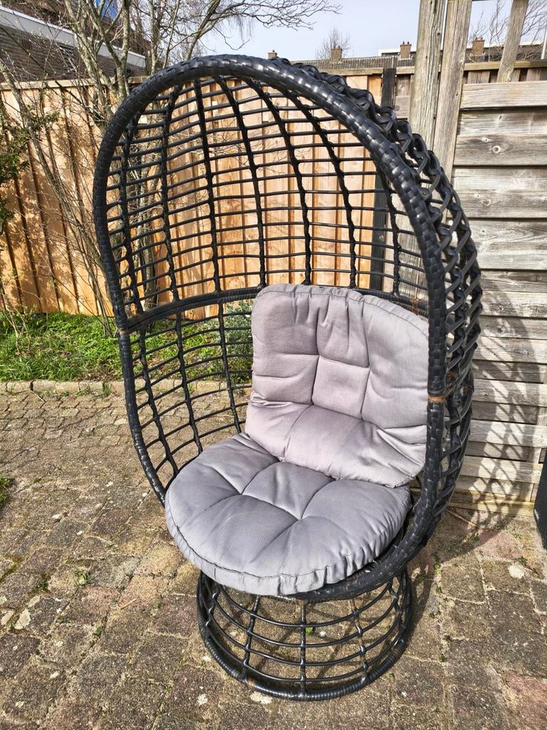 Eistoel, loungestoel inclusief kussens, Tuin en Terras, Ophalen