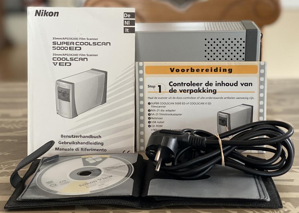 Nikon Super Coolscan 5000ED, Computers en Software, Scanners, Ophalen, Diascanner, Gebruikt, MacOS