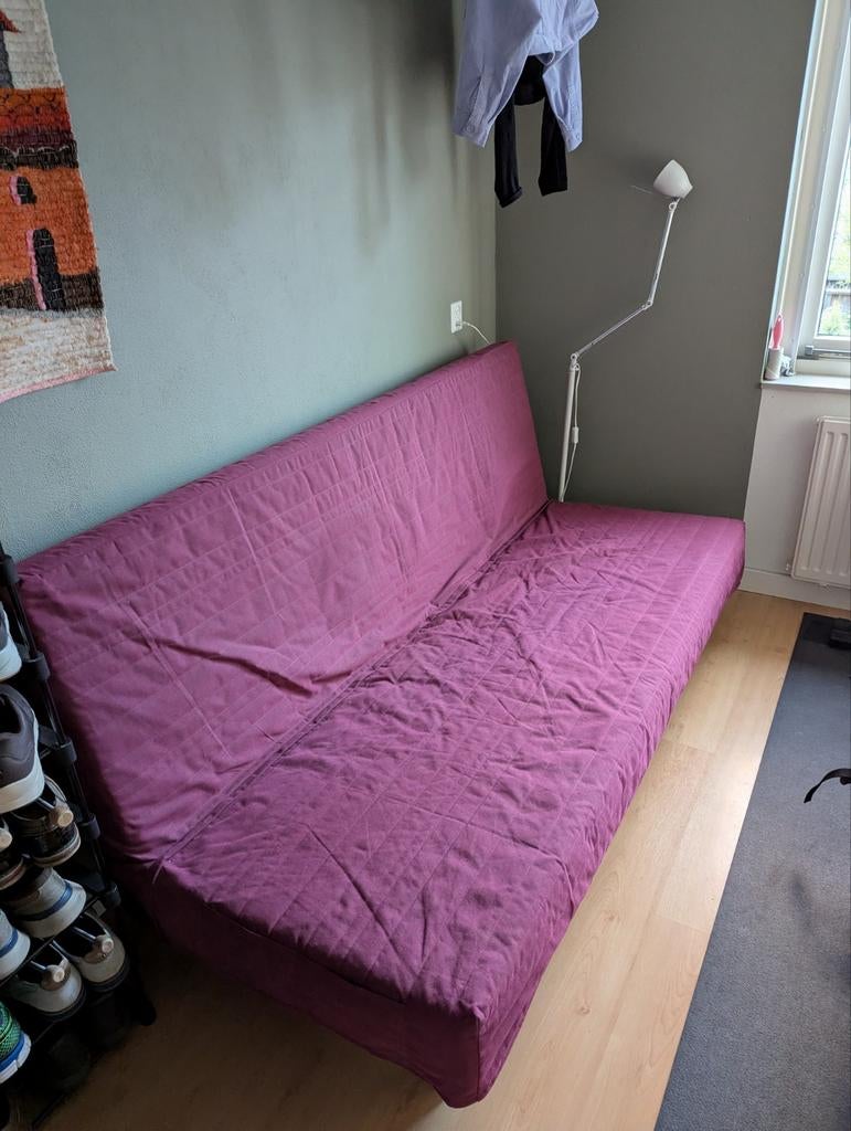 Ikea slaapbank beddingen 140x200, Huis en Inrichting, Ophalen, Gebruikt, Tweepersoons, 140 cm