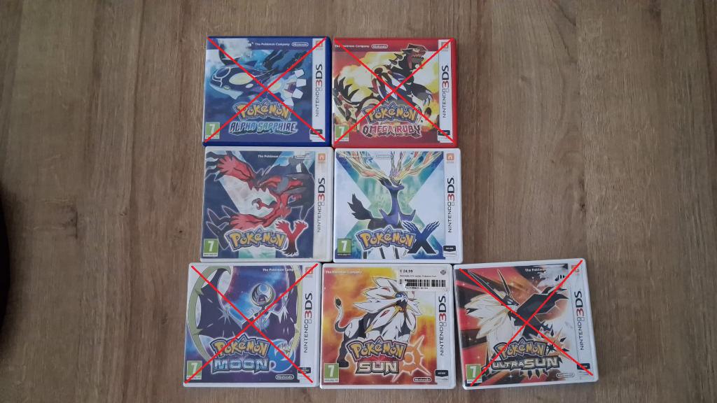 Pokémon 3DS Games, Spelcomputers en Games, Gebruikt, 1 speler, Ophalen of Verzenden, Role Playing Game (Rpg)