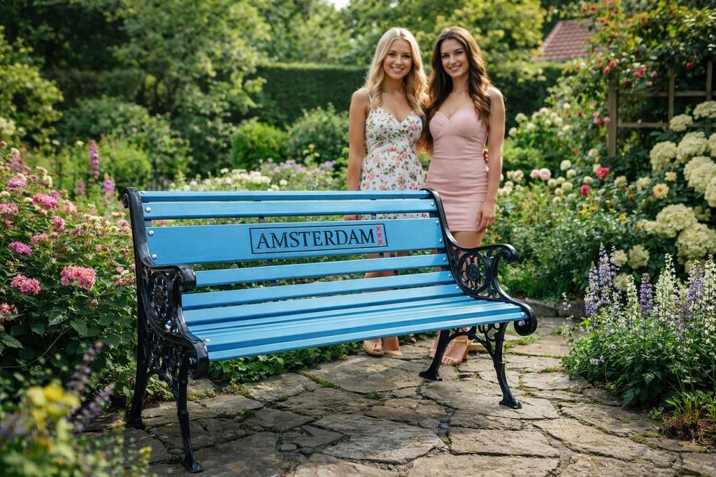Houten tuinbank Amsterdam, Ophalen