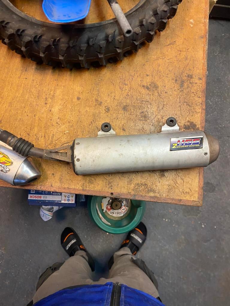 HGS einddemper TM racing, Motoren, Ophalen of Verzenden, Gebruikt