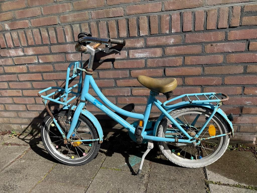Opknapper: Alpina kinderfiets 16 inch, gratis af te halen, Fietsen en Brommers, Ophalen, Gebruikt, 16 tot 20 inch