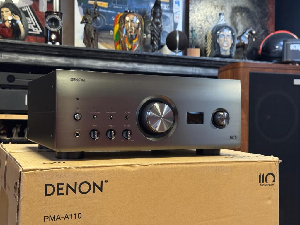 Denon PMA-A110  B-stock model, Nieuw, 60 tot 120 watt, Stereo, Ophalen