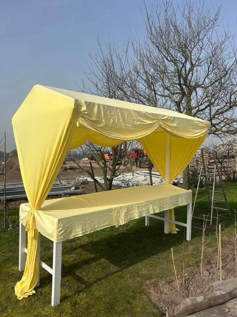 Marktkraam / kraam, Tuin en Terras, Overige typen, Minder dan 4 meter, Zo goed als nieuw, 2 meter of meer