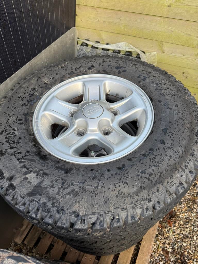 Wielen sets Landrover Defender AT/ Mud Boost Wolf Wolfrace, Ophalen