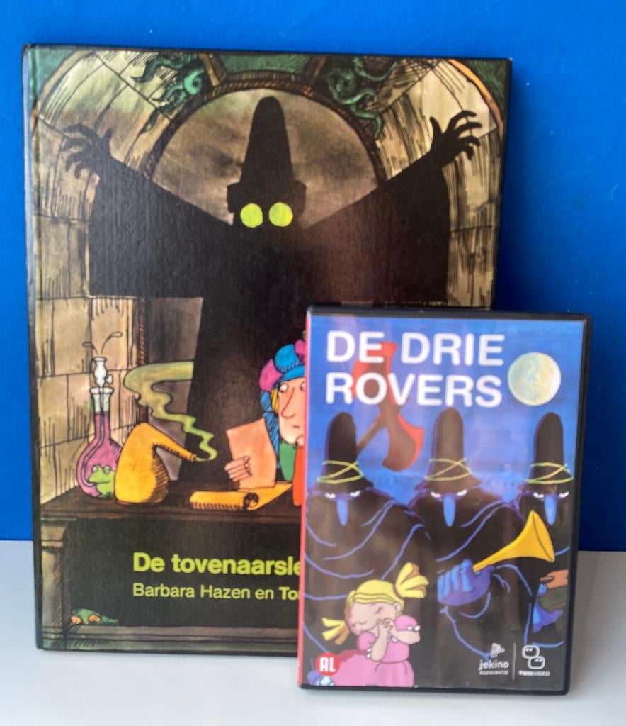 Tomi Ungerer/ De tovenaarsleerling & Dvd De drie rovers, Boeken, Kinderboeken | Jeugd | onder 10 jaar, Gelezen, Fictie algemeen