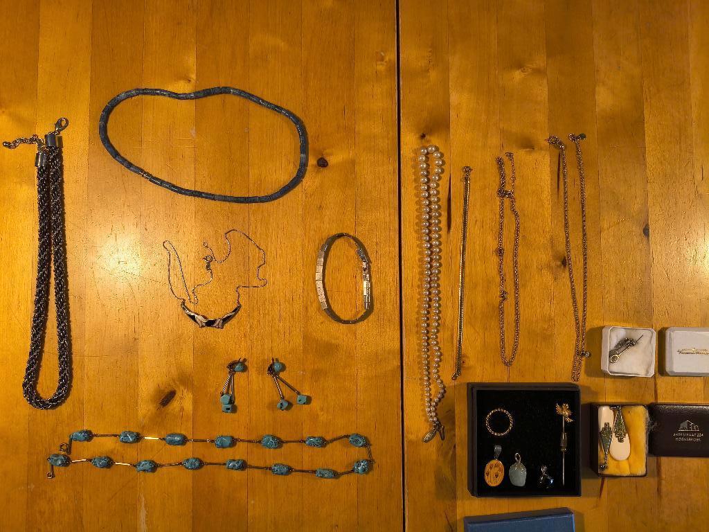 Sieraden kettingen hangers retro vintage, Verzenden, Overige materialen, Ketting